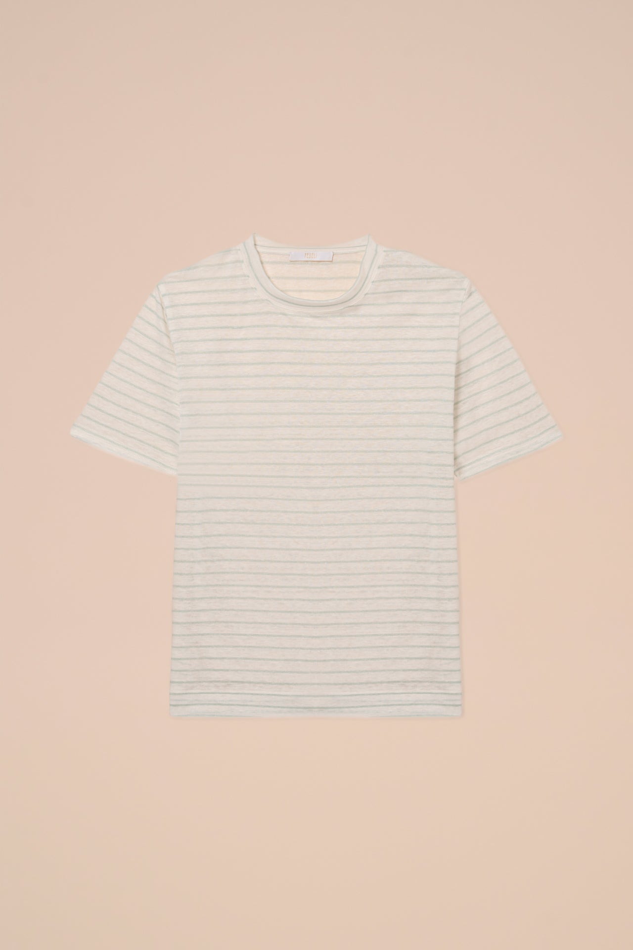 Extreme Linen Cotton Short Sleeve Striped T-shirt