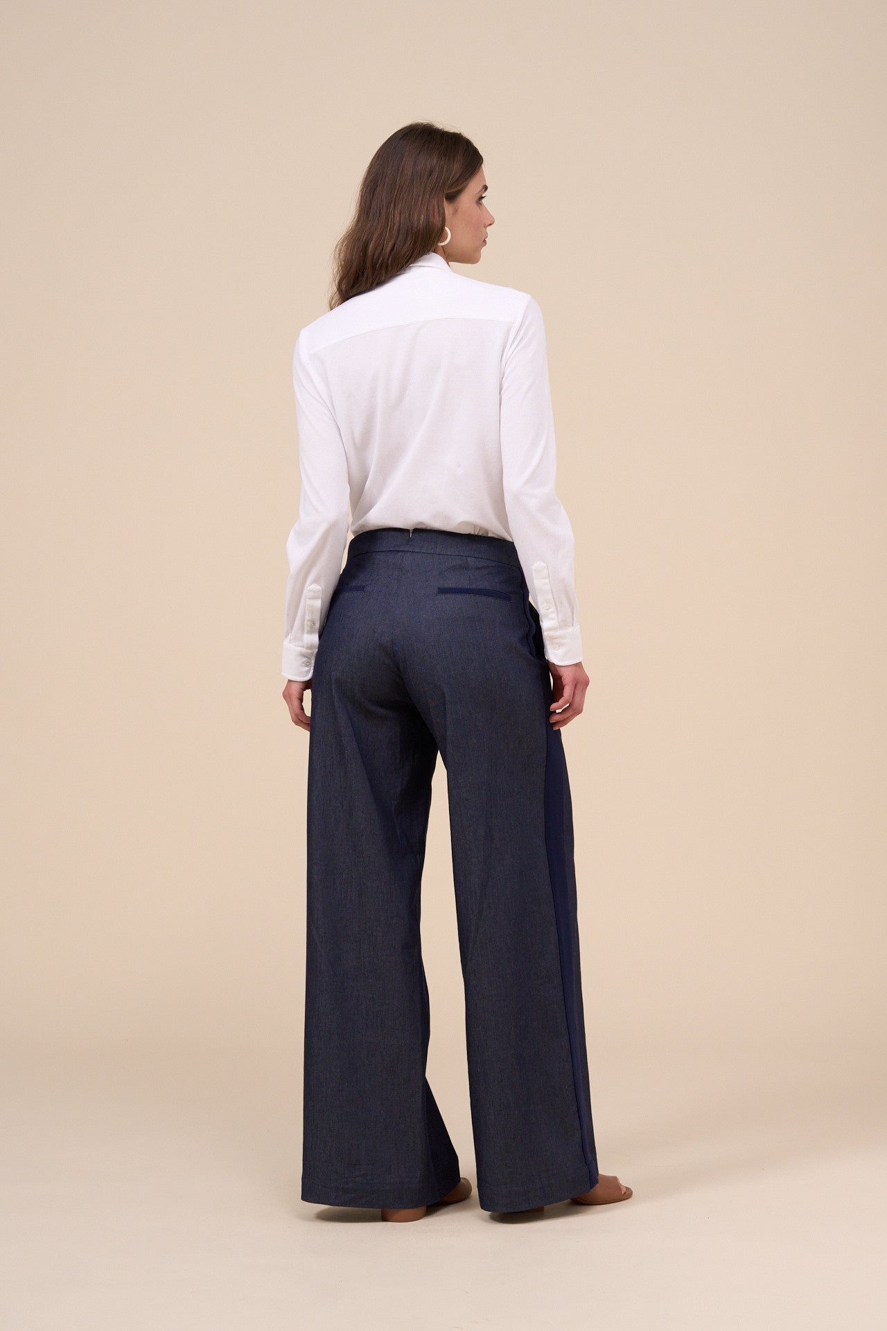 Gaia Denim Flared Pants