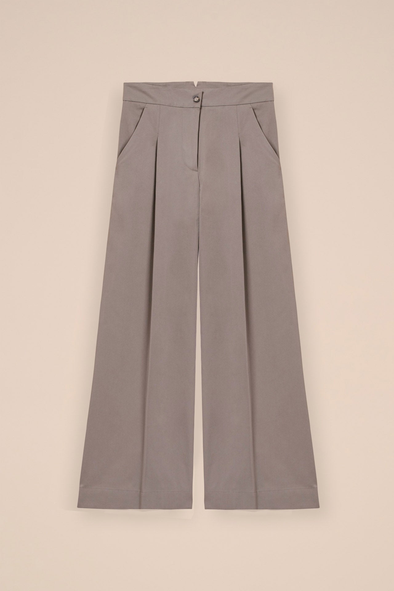 Helga Gabardine Cotton Baggy Pants