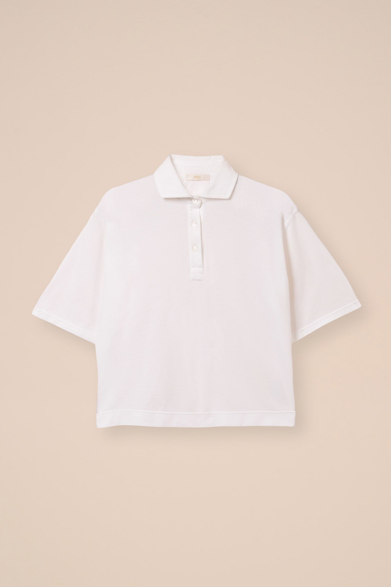 Circe Organic Piquet Short Sleeve Boxy Polo