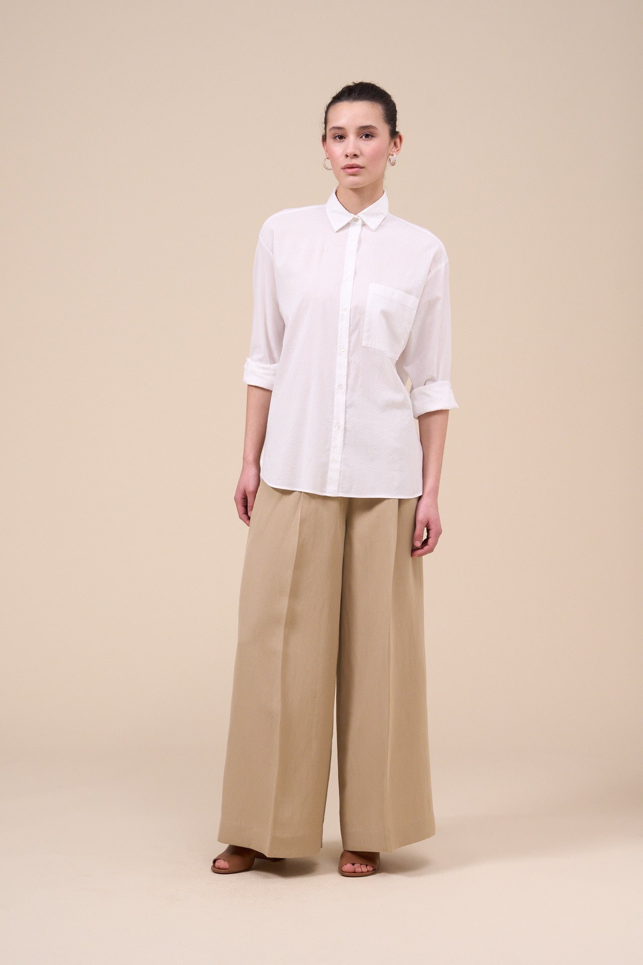 Palmaria Cotton Voile Dusty Shirt