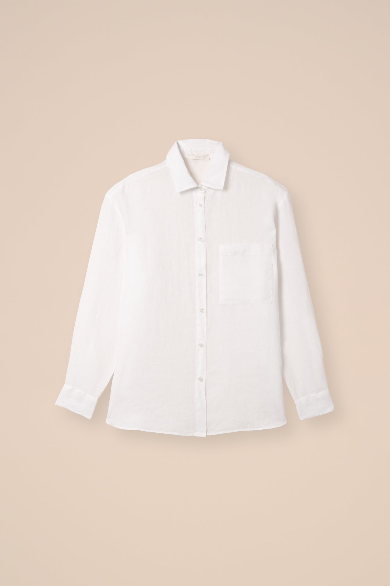 Palmaria Dyed Linen Long Sleeve Shirt