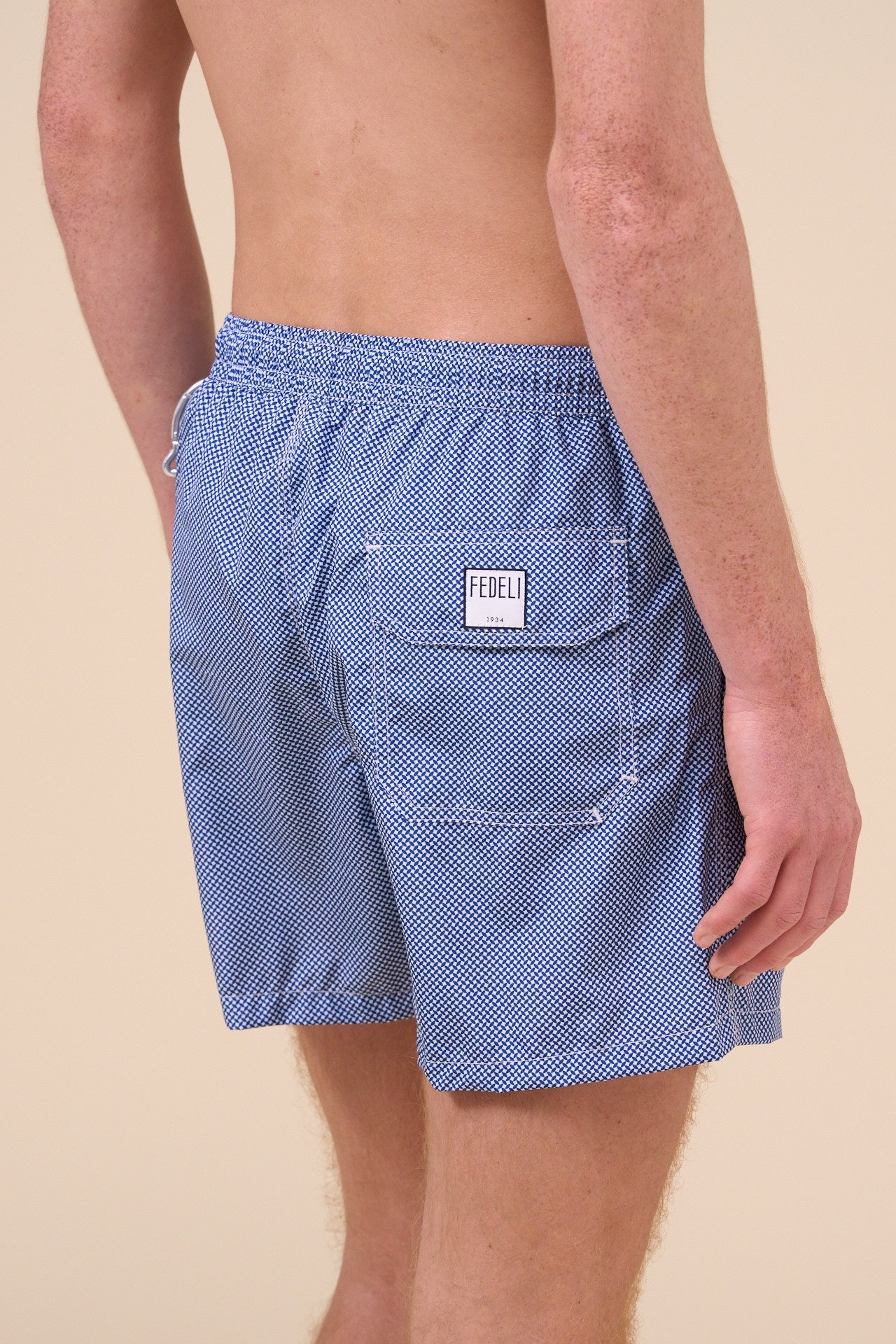 Madeira - The Sustainable Swim Trunk - Mini Geometric Shapes Pattern