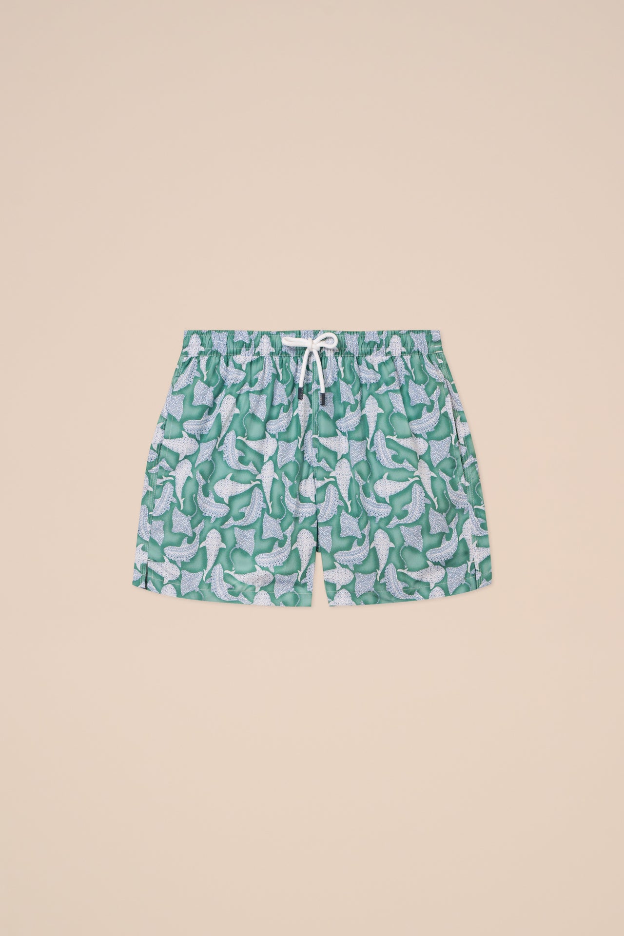 Madeira - The Sustainable Swim Trunk - Shark Pattern