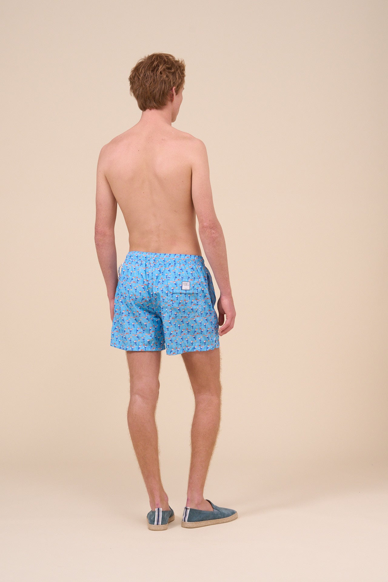 Madeira - The Sustainable Swim Trunk - Parrot Pattern