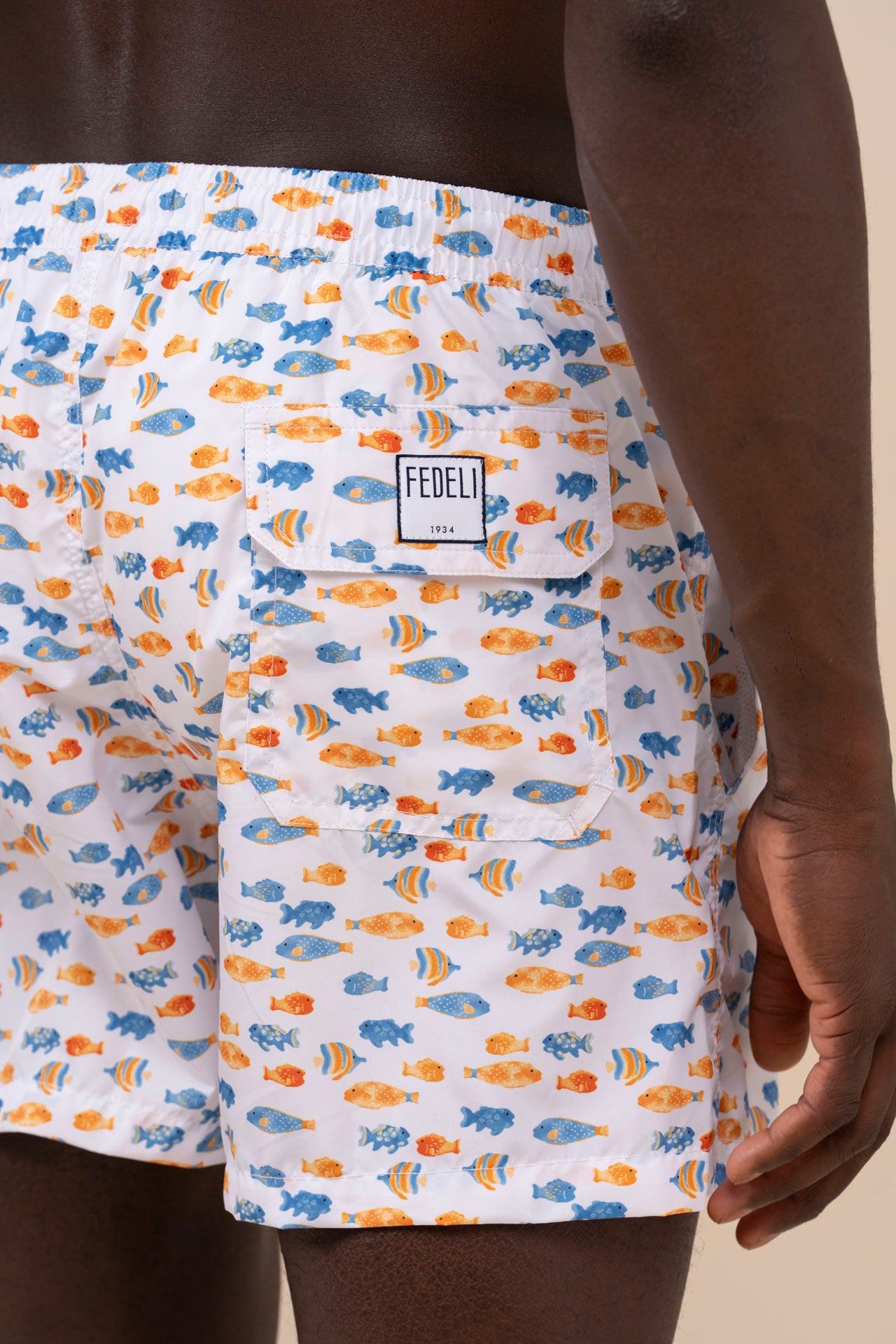 Madeira - The Sustainable Swim Trunk - Fishes Pattern