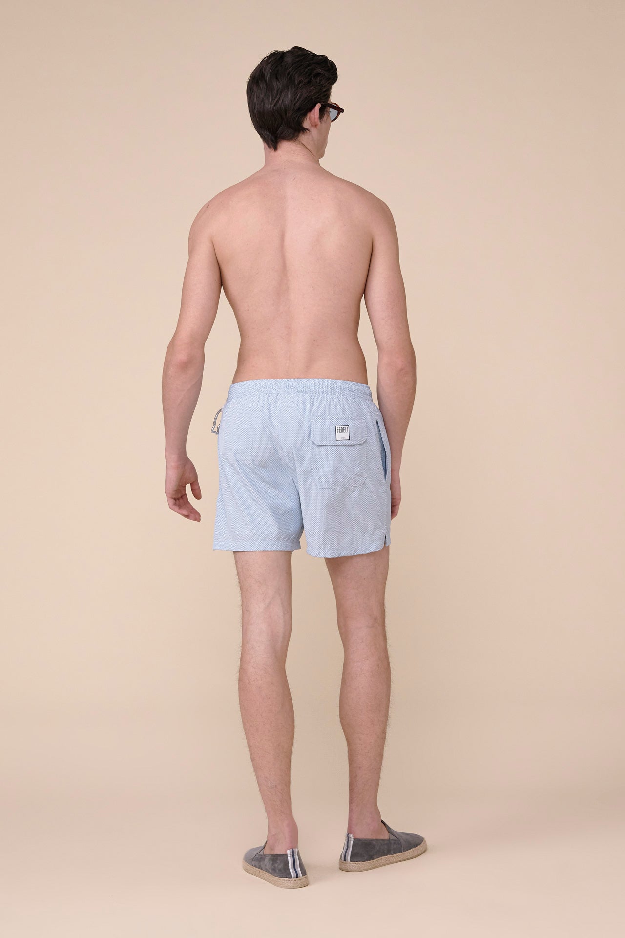 Madeira - The Sakar Swim Trunk - Mini Geometric Shapes Pattern