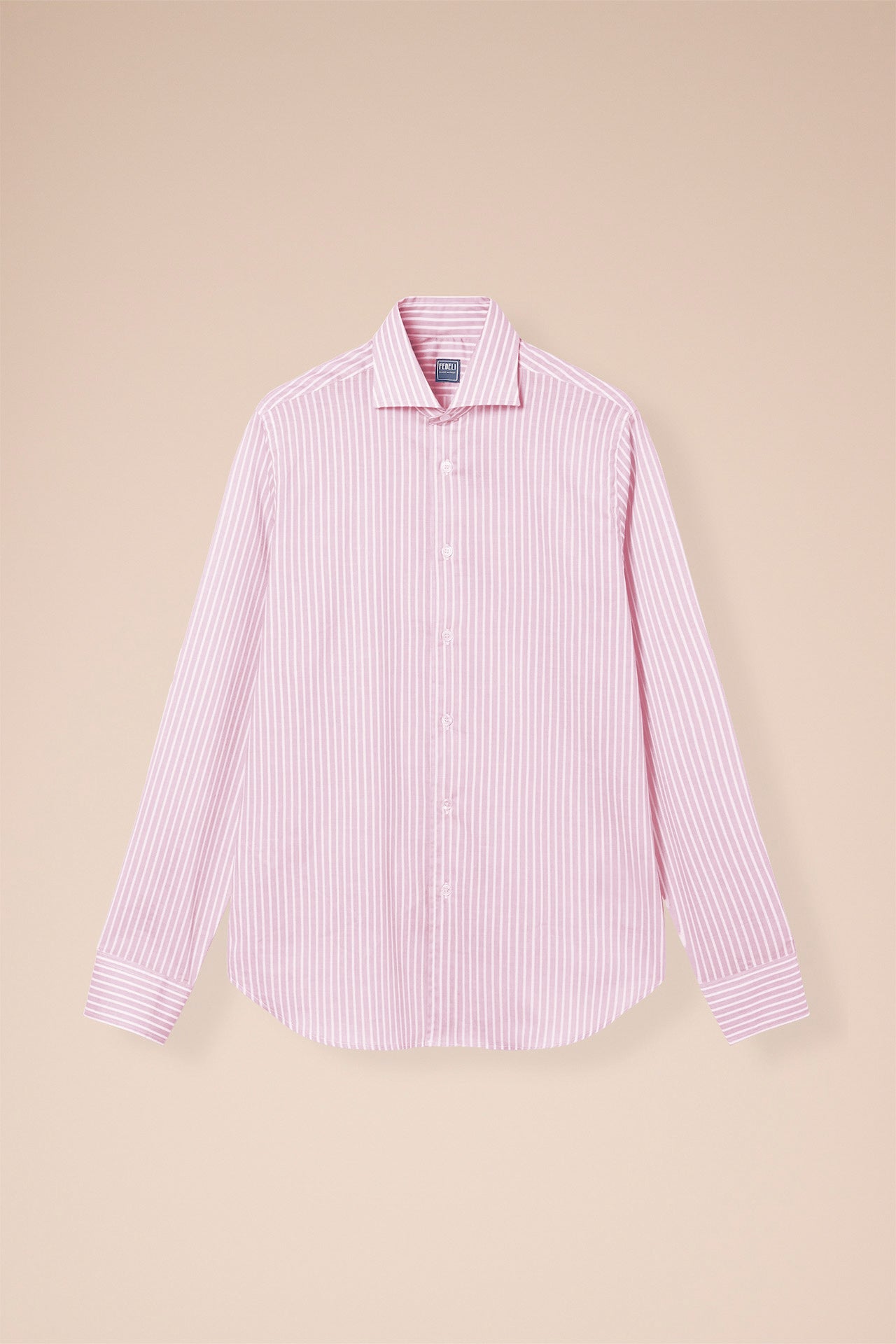 Sean Cotton Voile Long Sleeve Shirt - Striped Pattern