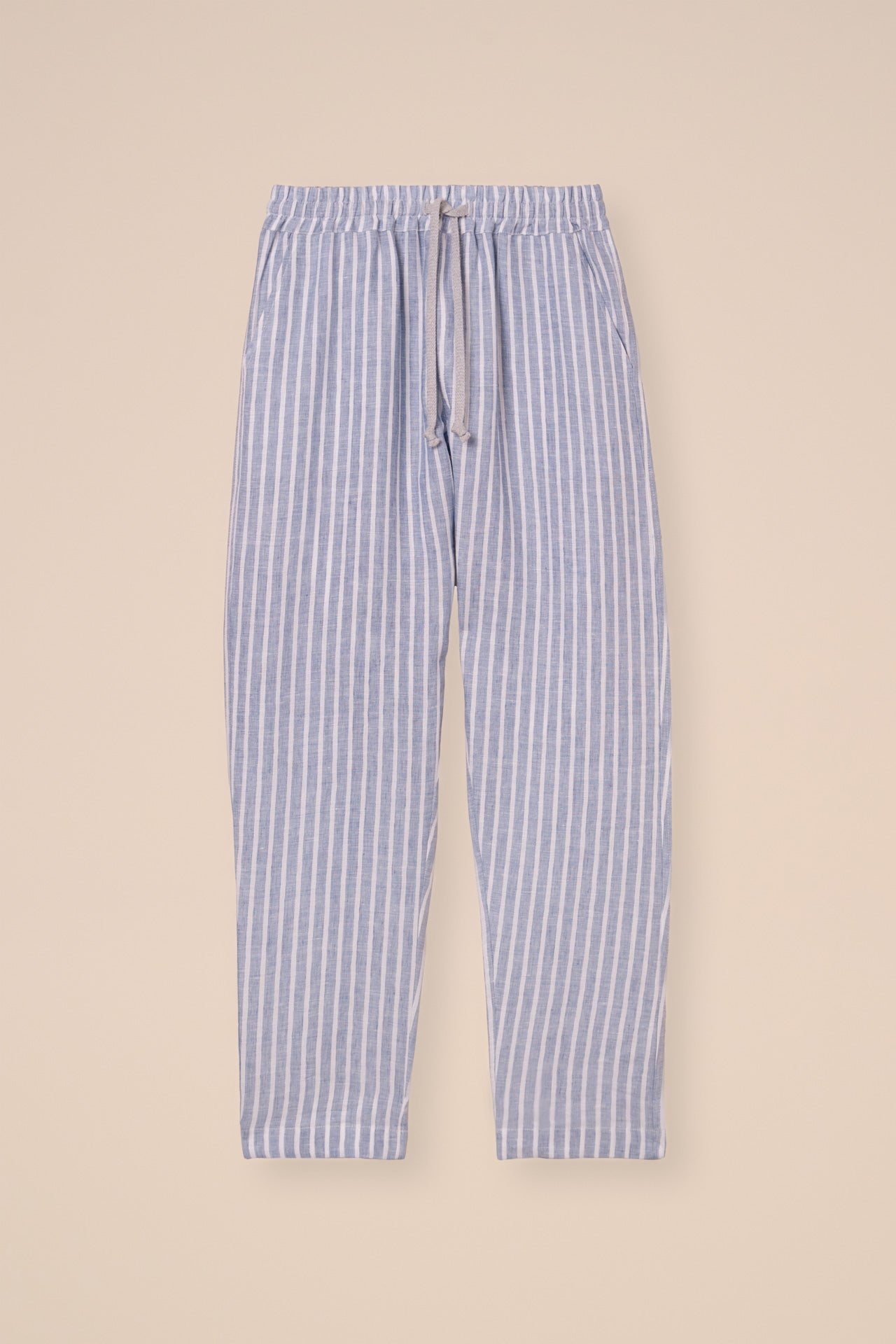 Bonifacio Linen Striped Pants