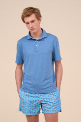 Zero Linen Flex Dusty Short Sleeve Polo