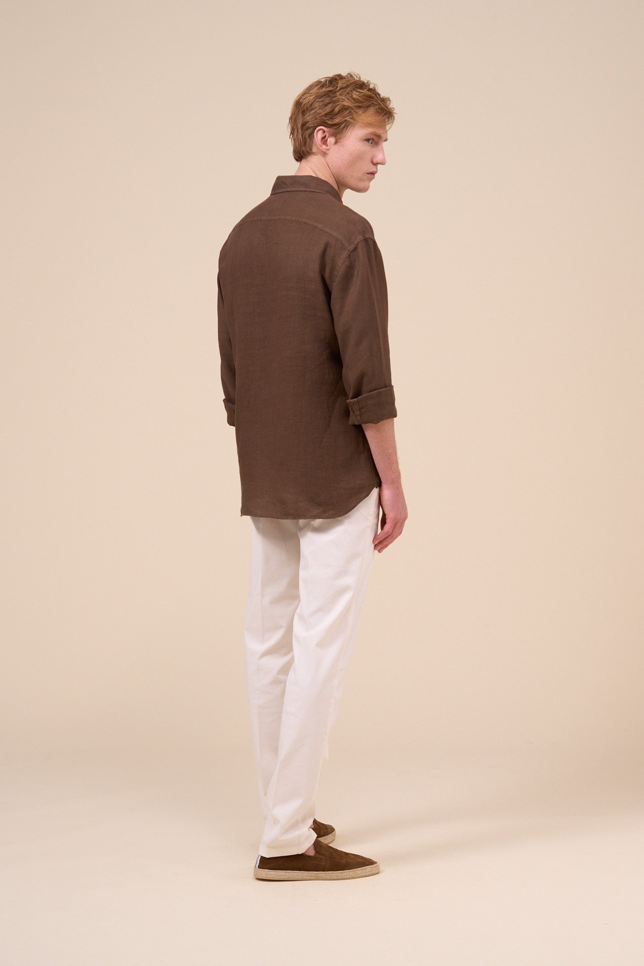 Phil Linen Dusty Long Sleeve Shirt