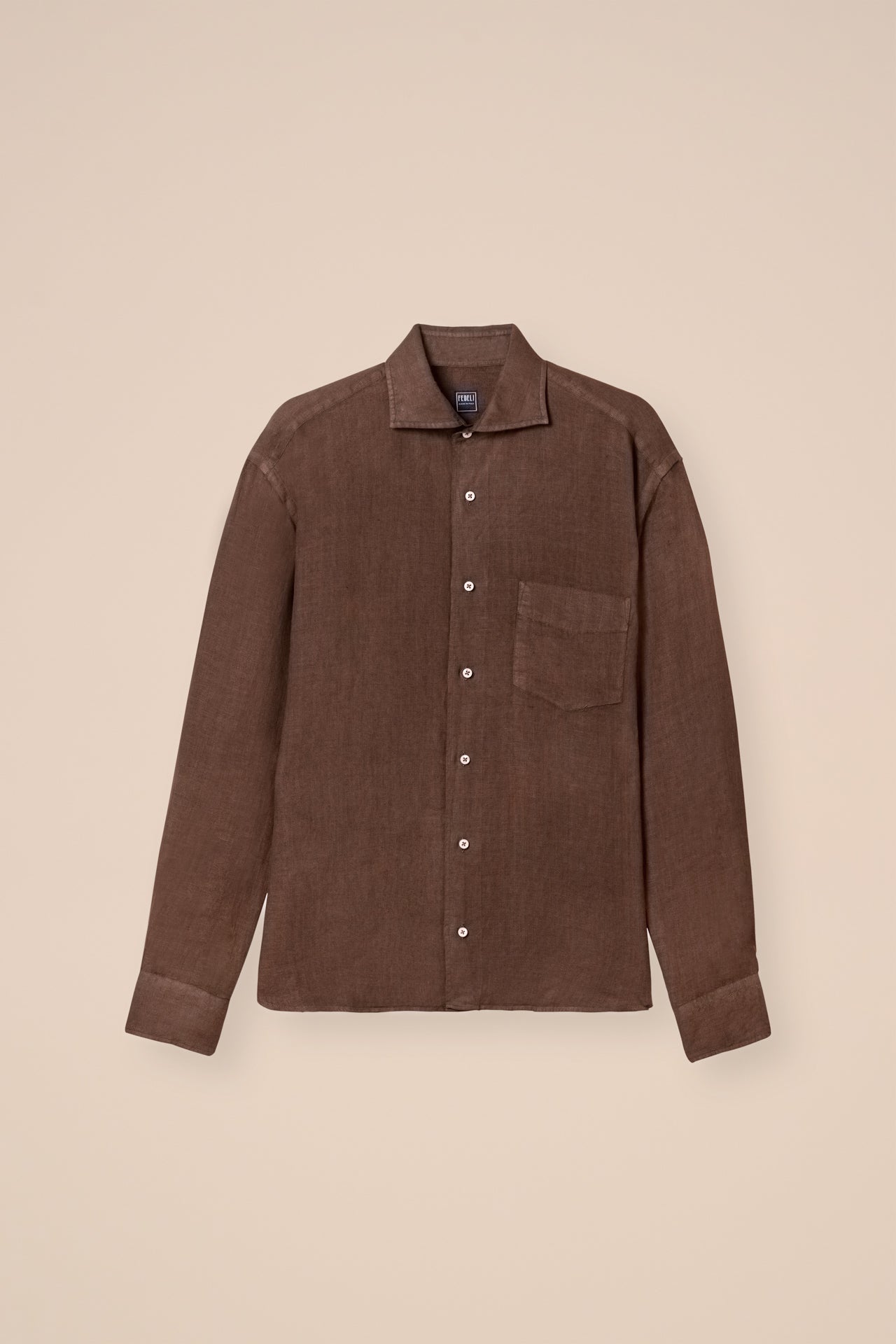 Phil Linen Dusty Long Sleeve Shirt