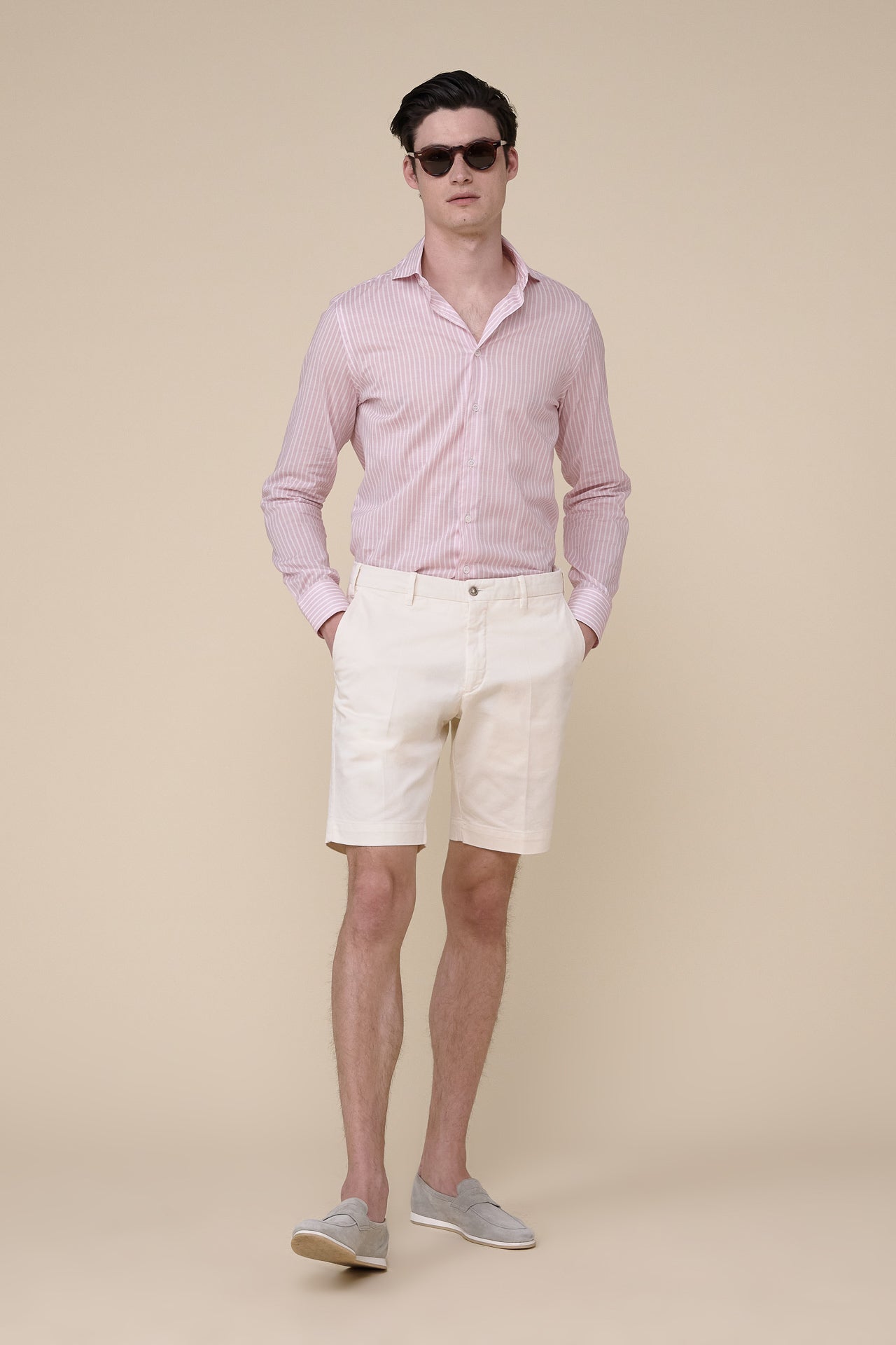 Moon Chino Old Cotton Shorts