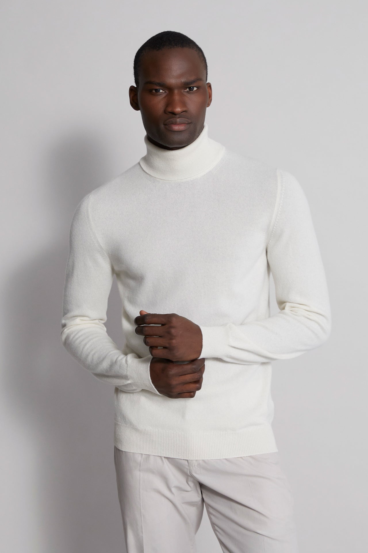 Derby cashmere turtleneck in iconic colors – Fedeli